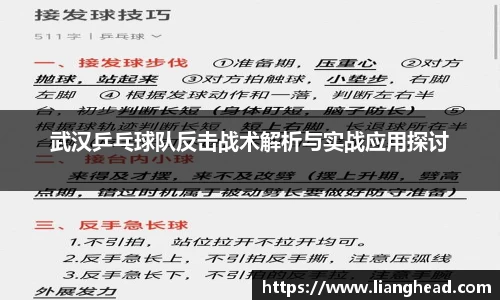 武汉乒乓球队反击战术解析与实战应用探讨